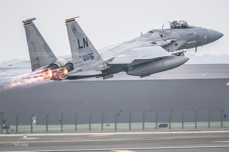 Illustration for article titled This Photo Tour Of The USAF's "Grim Reapers" F-15 Squadron Will Give You Shivers